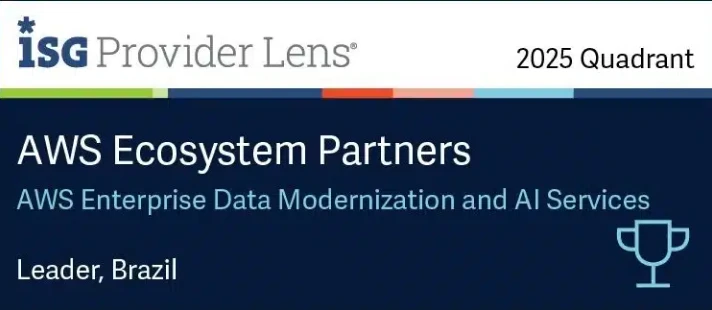 ISG Provider Lens 2025 Quadrant — AWS Ecosystem Partners — AWS Enterprise Data Modernization and AI Services — Leader, Brazil
